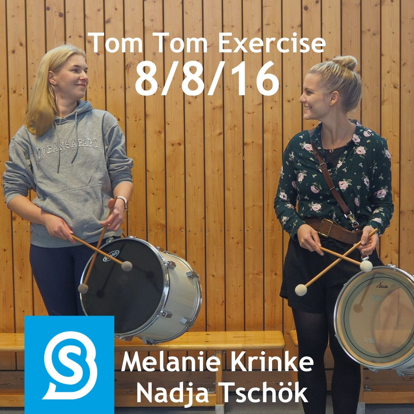 Tom Tom 8-8-16-Übung mit Melanie Krinke & Nadja Tschök